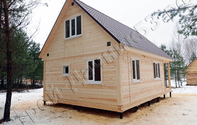 3 Брусовой дом К-39, 6×9, 94,5 м², Псковская обл., Великолукский район, Пореченская Волость (3)